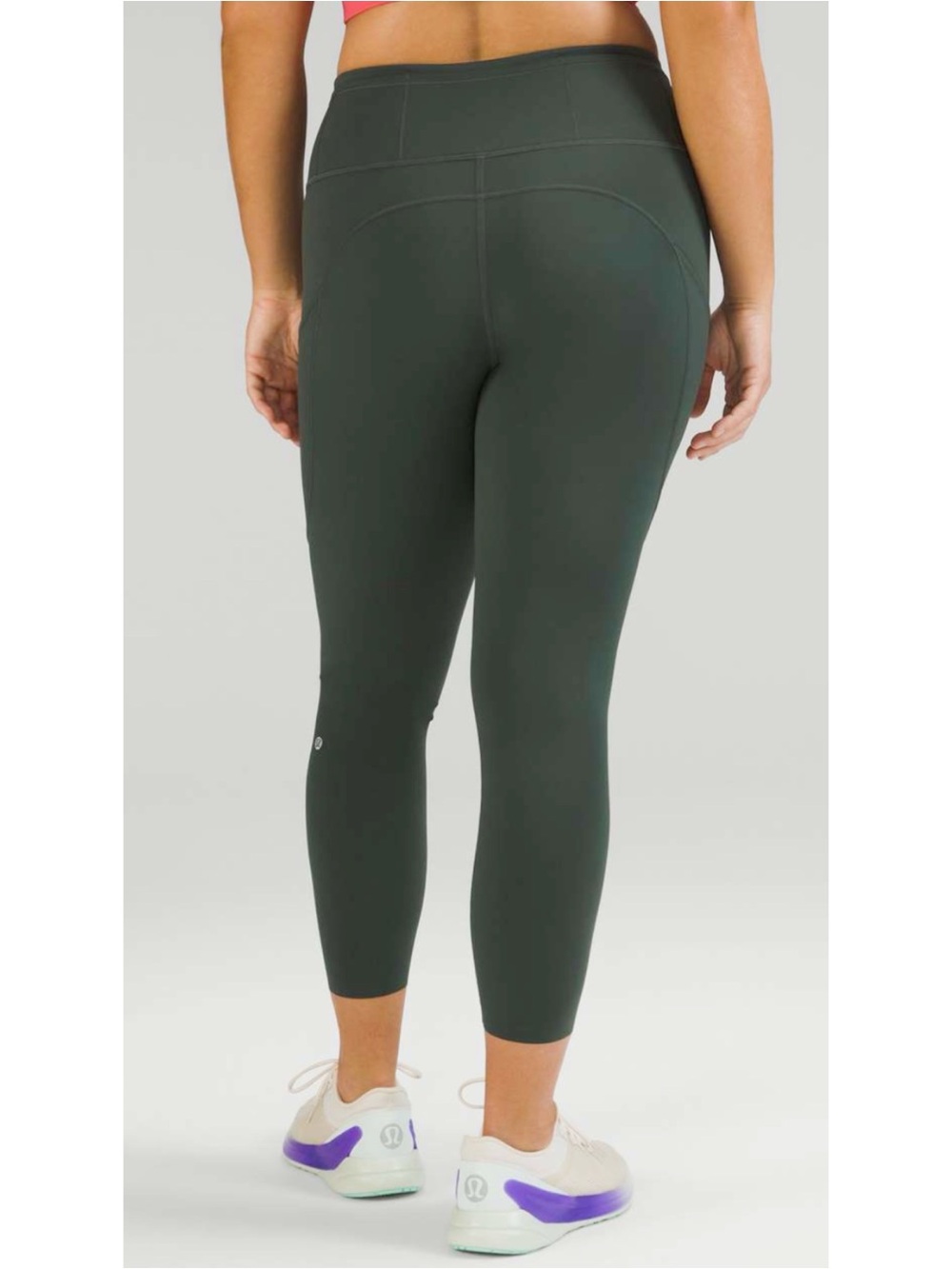 Lululemon fast and free high rise leggings smoked spruce 2